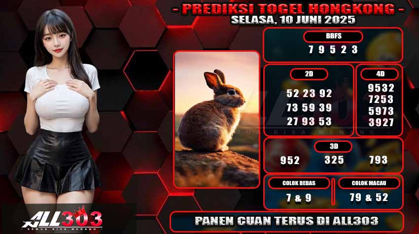 PREDIKSI TOGEL ALL303 10 JUNI