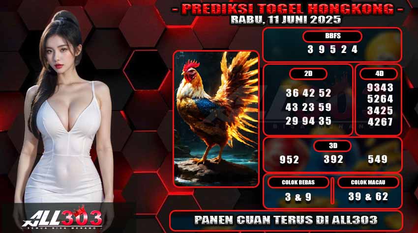 PREDIKSI TOGEL ALL303 11 JUNI