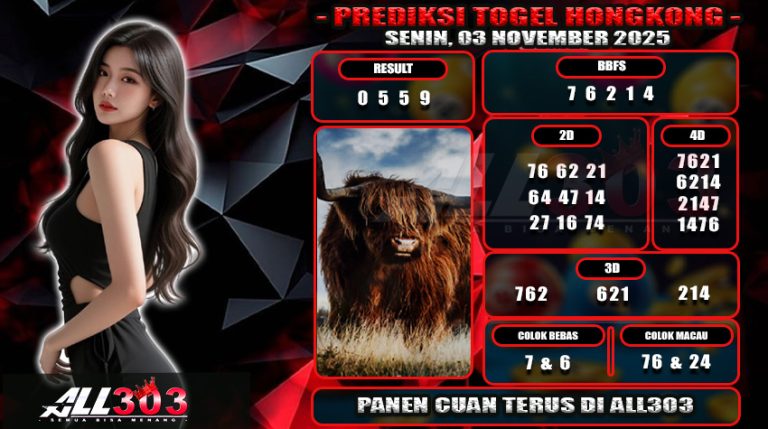 PREDIKSI TOGEL ALL303 03 nov