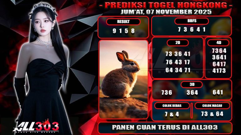PREDIKSI TOGEL ALL303 07 NOV
