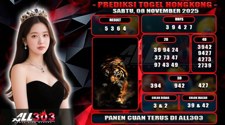 PREDIKSI TOGEL ALL303 08 NOV