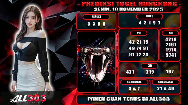 PREDIKSI TOGEL ALL303 10 NOV.