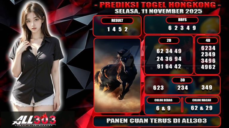 PREDIKSI TOGEL ALL303 11 NOV