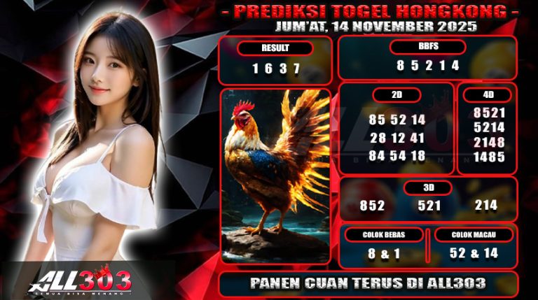 PREDIKSI TOGEL ALL303 14 NOV