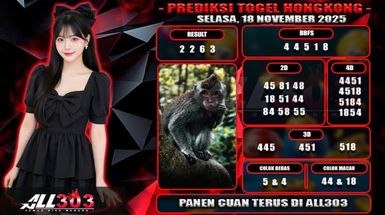 PREDIKSI TOGEL ALL303 18 NOV