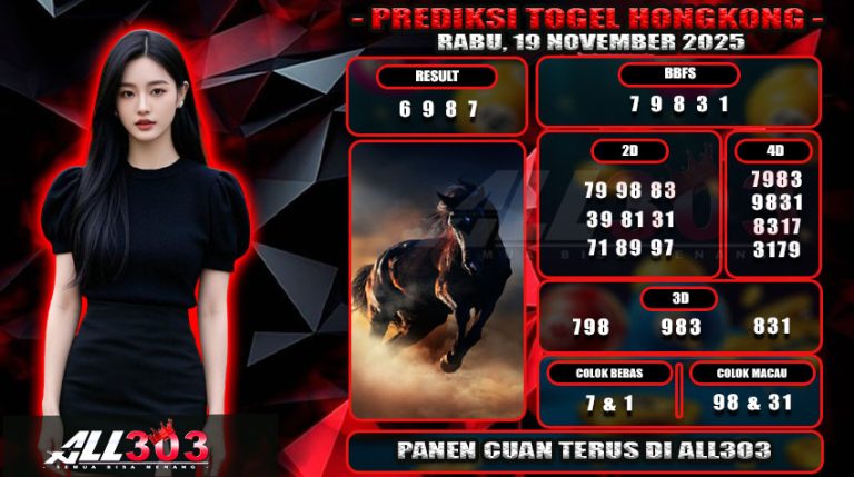PREDIKSI TOGEL ALL303 19 NOV