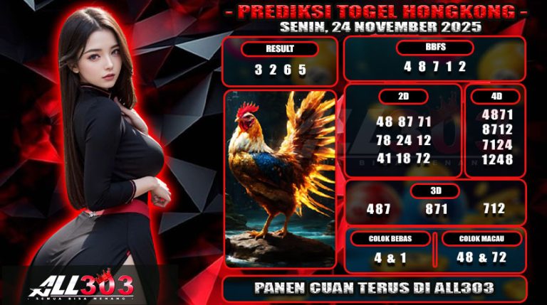 PREDIKSI TOGEL ALL303 24 NOV