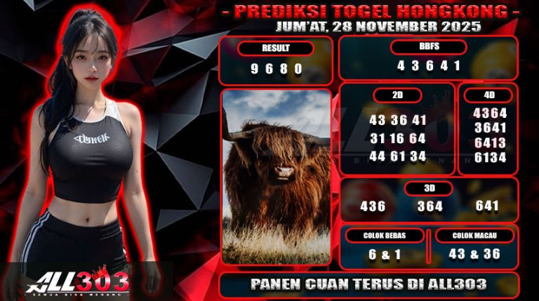 PREDIKSI TOGEL ALL303 28 NOV