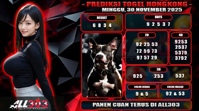PREDIKSI TOGEL ALL303 30 NOV