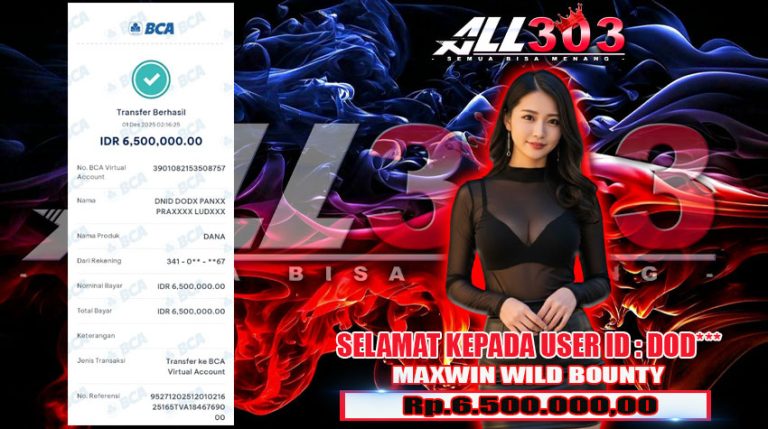 BUKTI KEMENANGAN ALL303 01 DES