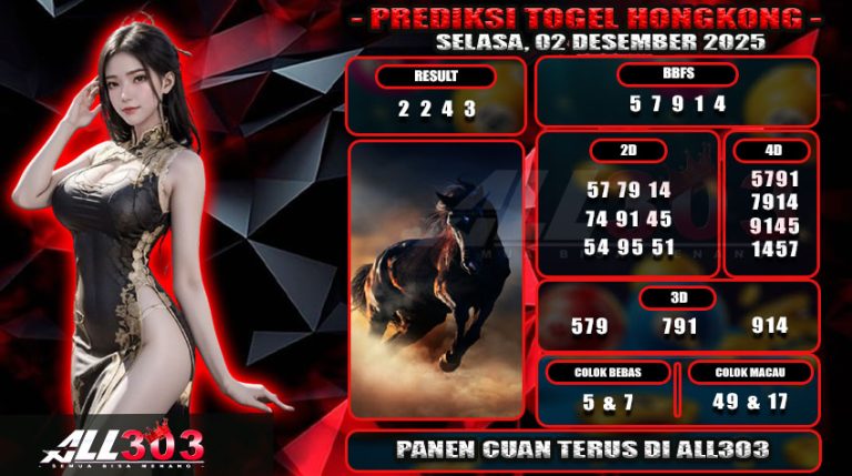 PREDIKSI TOGEL ALL303 02 NOV