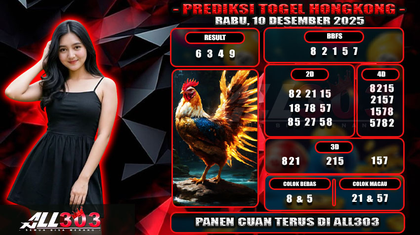 PREDIKSI TOGEL ALL303 10 DES