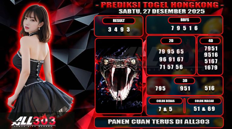PREDIKSI TOGEL ALL303 27 DES