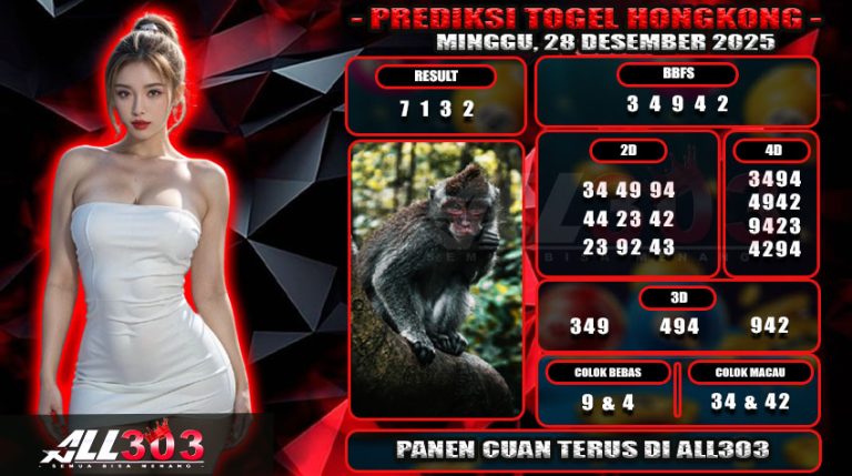 PREDIKSI TOGEL ALL303 28 DES