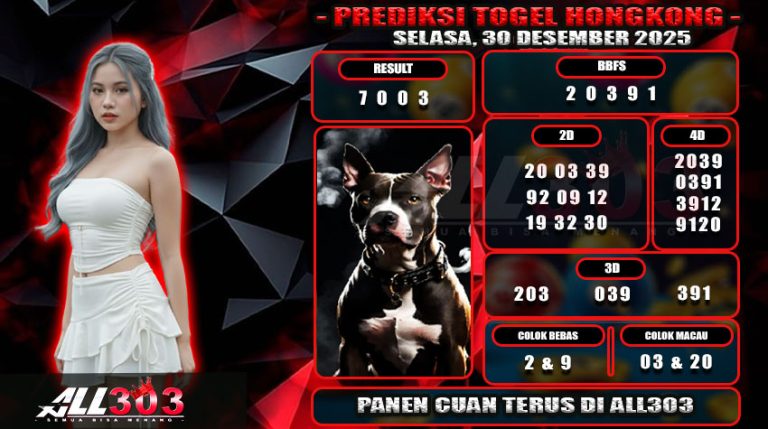 PREDIKSI TOGEL ALL303 30 DES