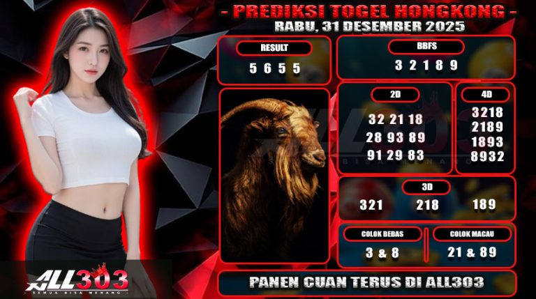 PREDIKSI TOGEL ALL303 31 DES