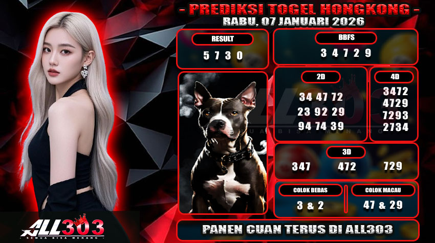 PREDIKSI TOGEL ALL303 07 JAN